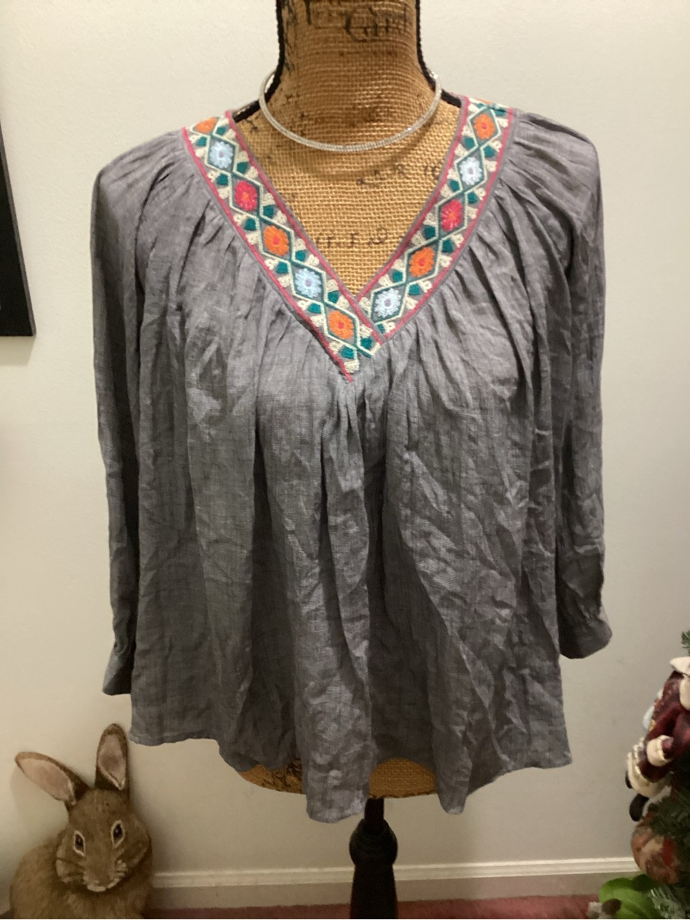 THML Peasant Boho Top